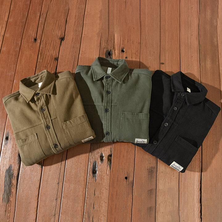 Margot Biarritz - Chemise cargo en polaire pour homme