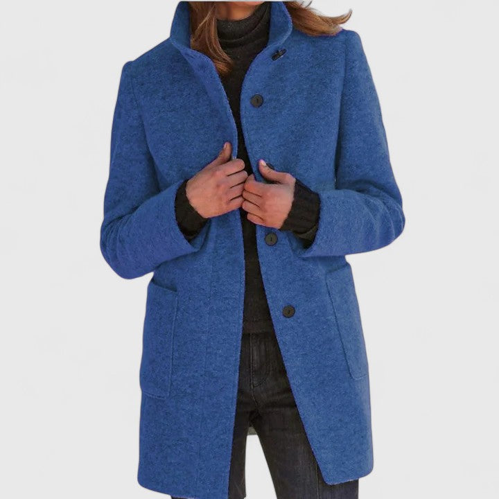 Margot Biarritz - Manteau classique en mélange de laine