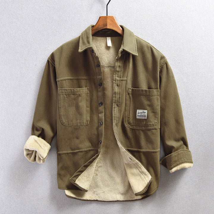 Margot Biarritz - Chemise cargo en polaire pour homme
