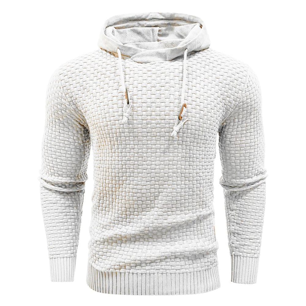 Margot Biarritz - Sweat à capuche classique en laine pour homme