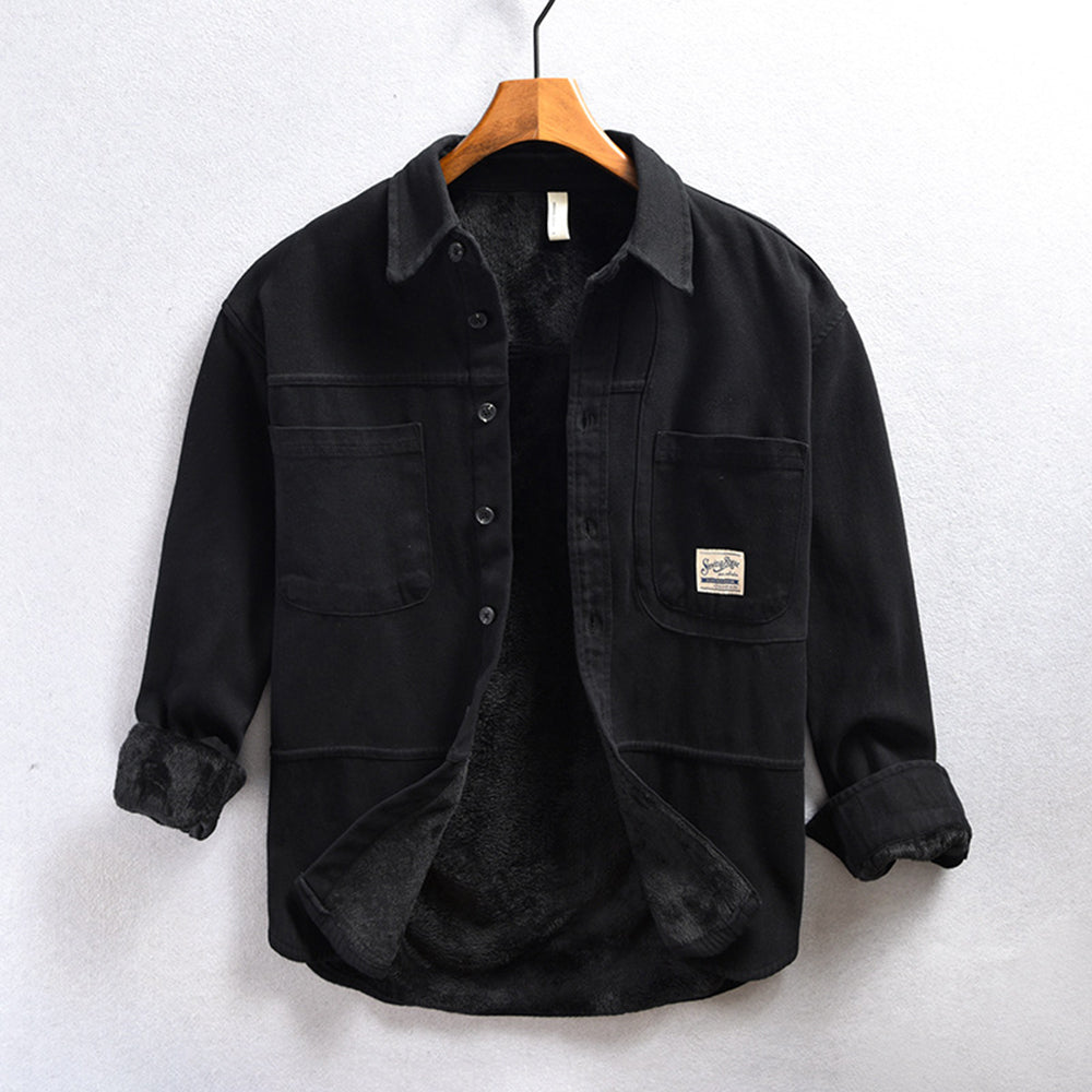 Margot Biarritz - Chemise cargo en polaire pour homme