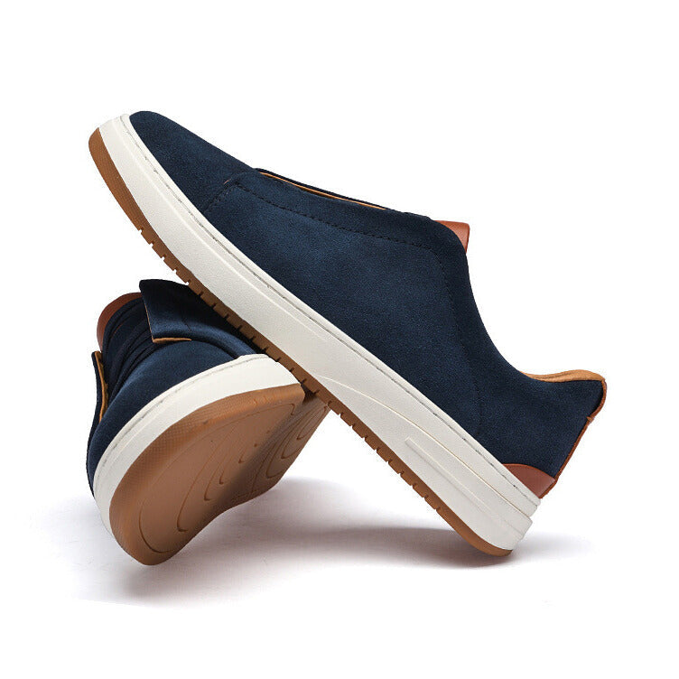Margot Biarritz - Chaussures sans lacets en daim pour homme