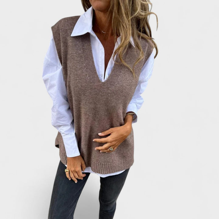Margot Biarritz - Gilet en tricot