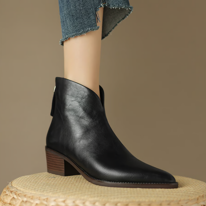 Margot Biarritz - Bottines Élégantes en Cuir