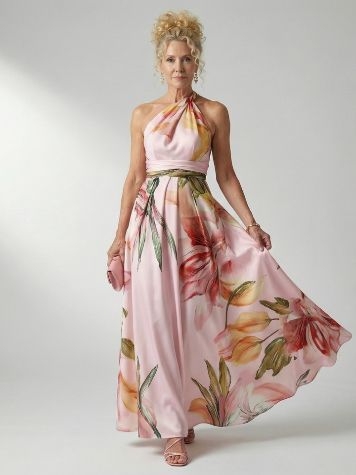 Margot Biarritz - Robe Maxi Fleurie Légère Amiel