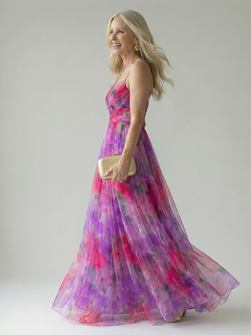 Margot Biarritz - Robe Maxi à Enveloppe Douce Isel