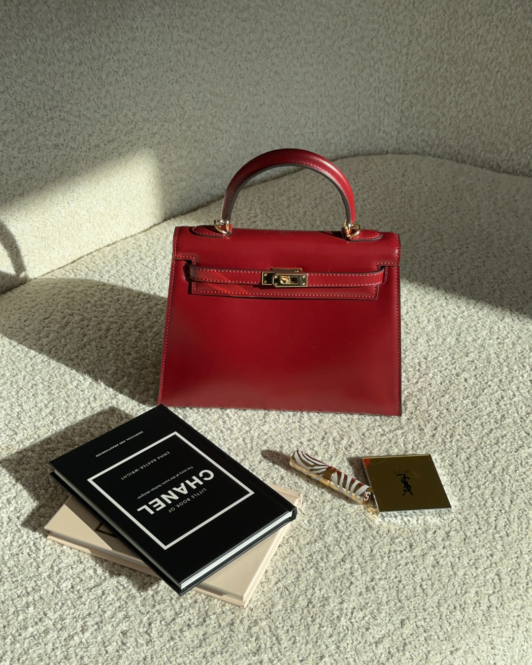 Margot Biarritz - Mini sac en cuir bordeaux élégant