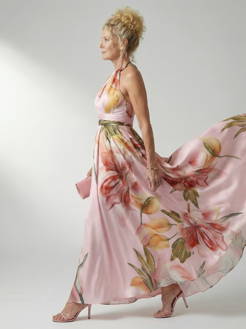 Margot Biarritz - Robe Maxi Fleurie Légère Amiel
