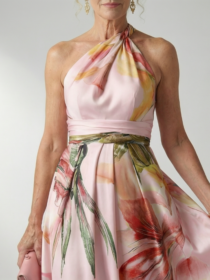 Margot Biarritz - Robe Maxi Fleurie Légère Amiel