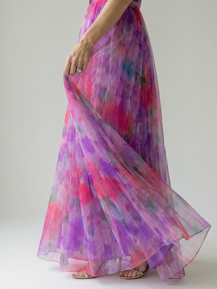 Margot Biarritz - Robe Maxi à Enveloppe Douce Isel