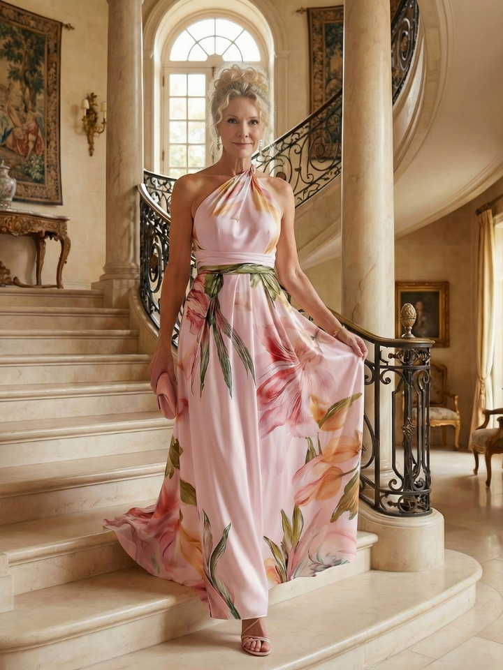 Margot Biarritz - Robe Maxi Fleurie Légère Amiel