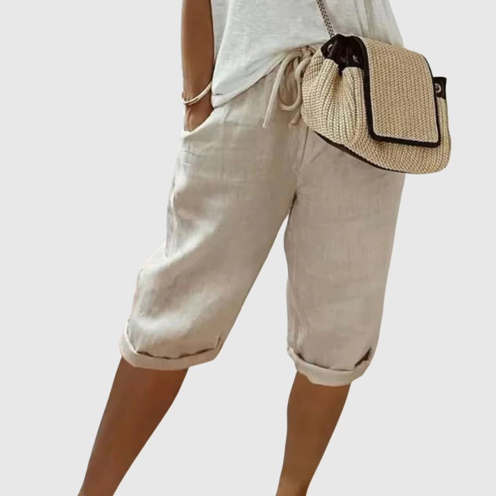 Margot Biarritz - Shorts Capri à Cordon Camille