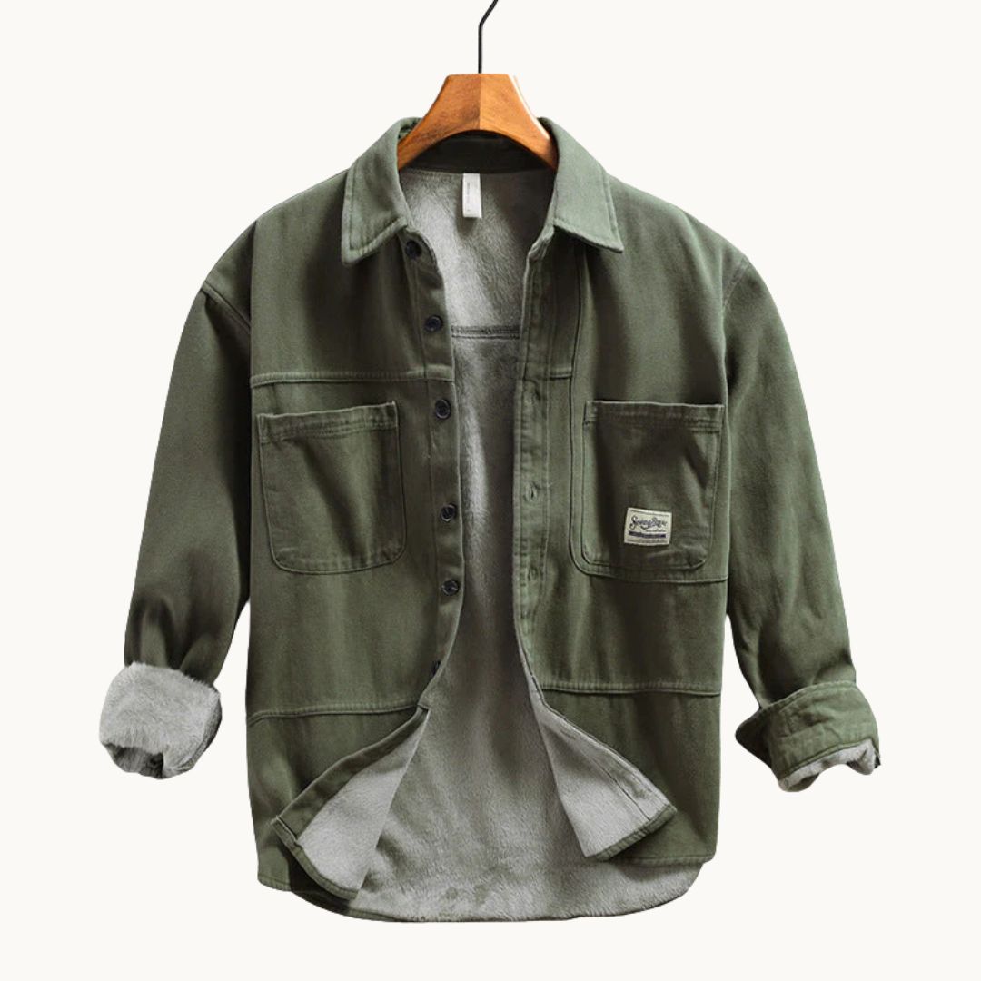 Margot Biarritz - Chemise cargo en polaire pour homme