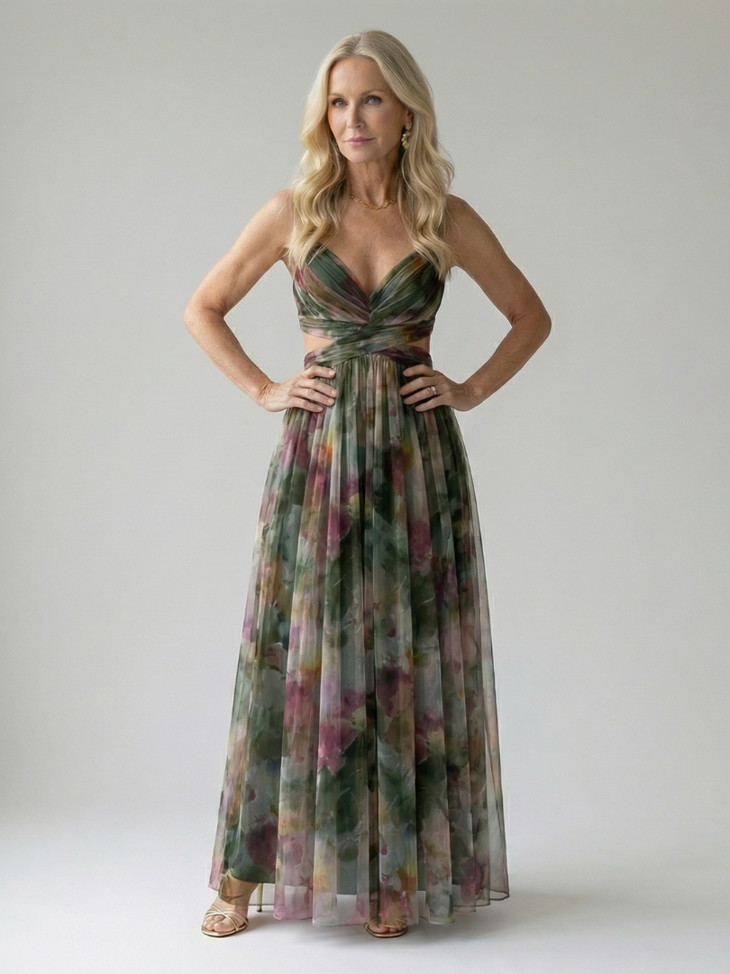 Margot Biarritz - Robe Maxi à Enveloppe Douce Isel