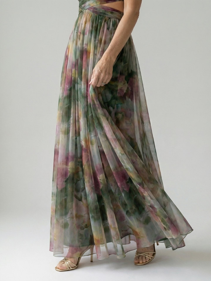 Margot Biarritz - Robe Maxi à Enveloppe Douce Isel