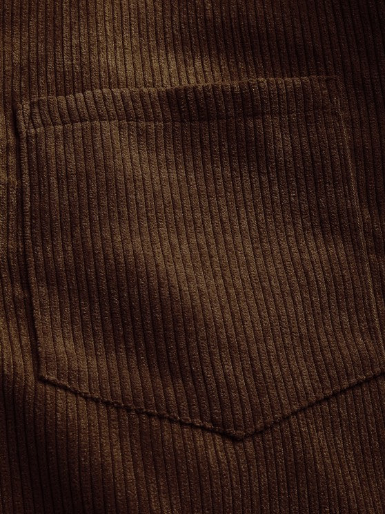 Margot Biarritz - Chemise à manches longues demi-boutons pour homme
