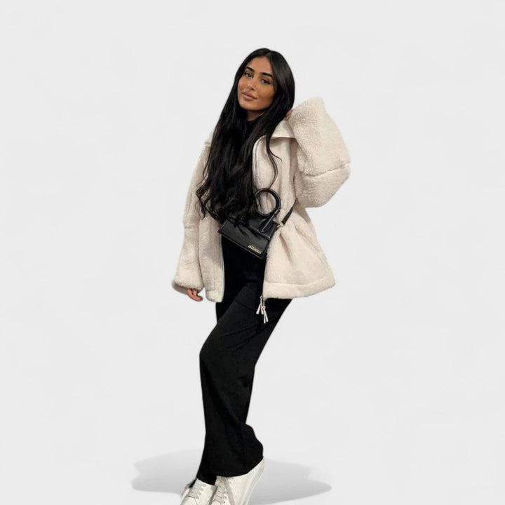 Margot Biarritz - Manteau oversize avec col montant