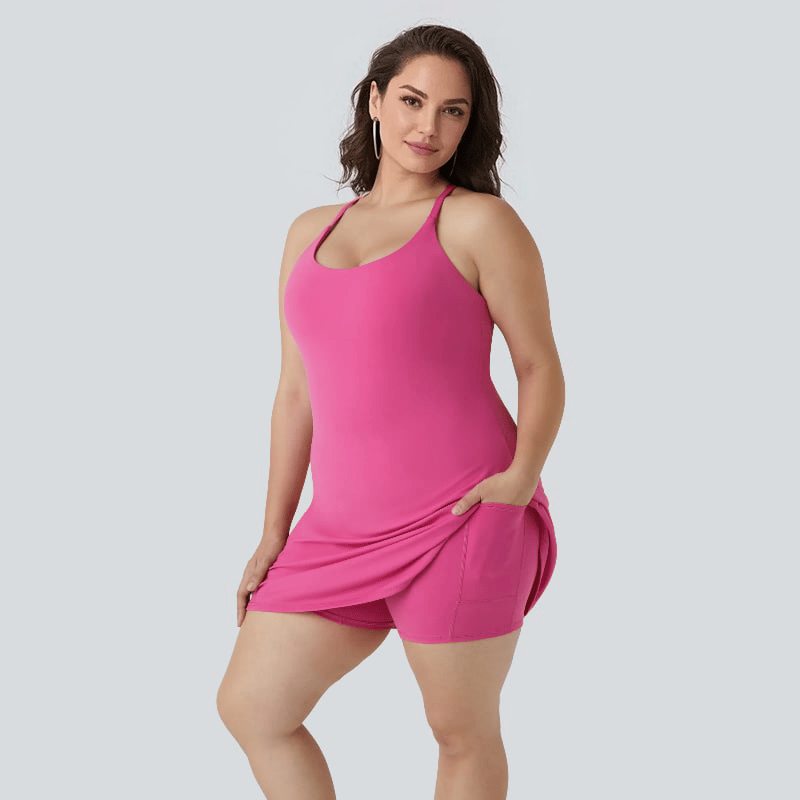 Margot Biarritz - Robe de sport avec shorts intégrés uniques