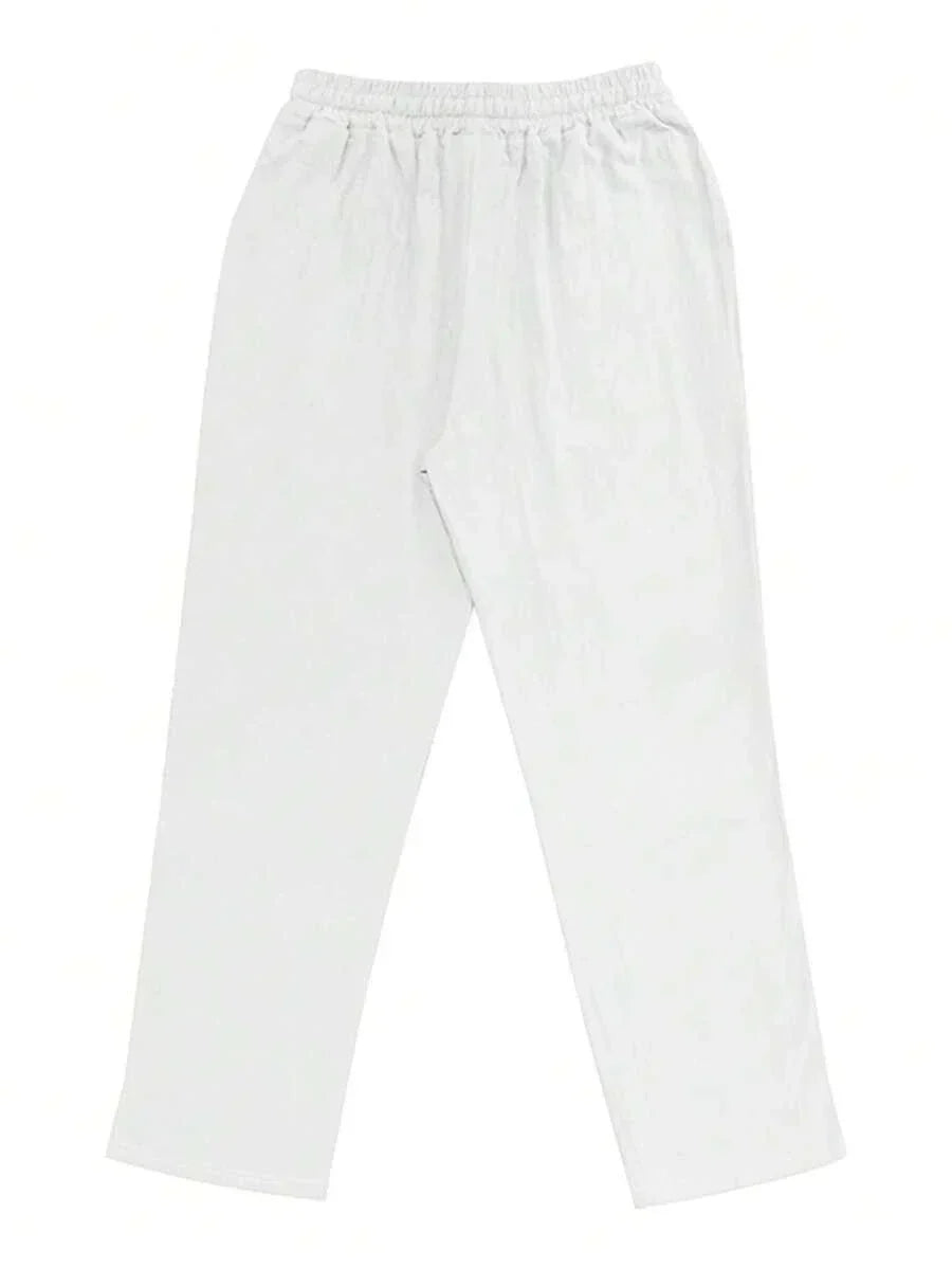 Margot Biarritz - Pantalon léger en lin avec cordon