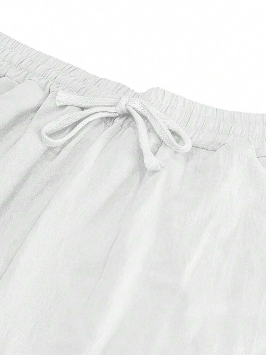 Margot Biarritz - Pantalon léger en lin avec cordon