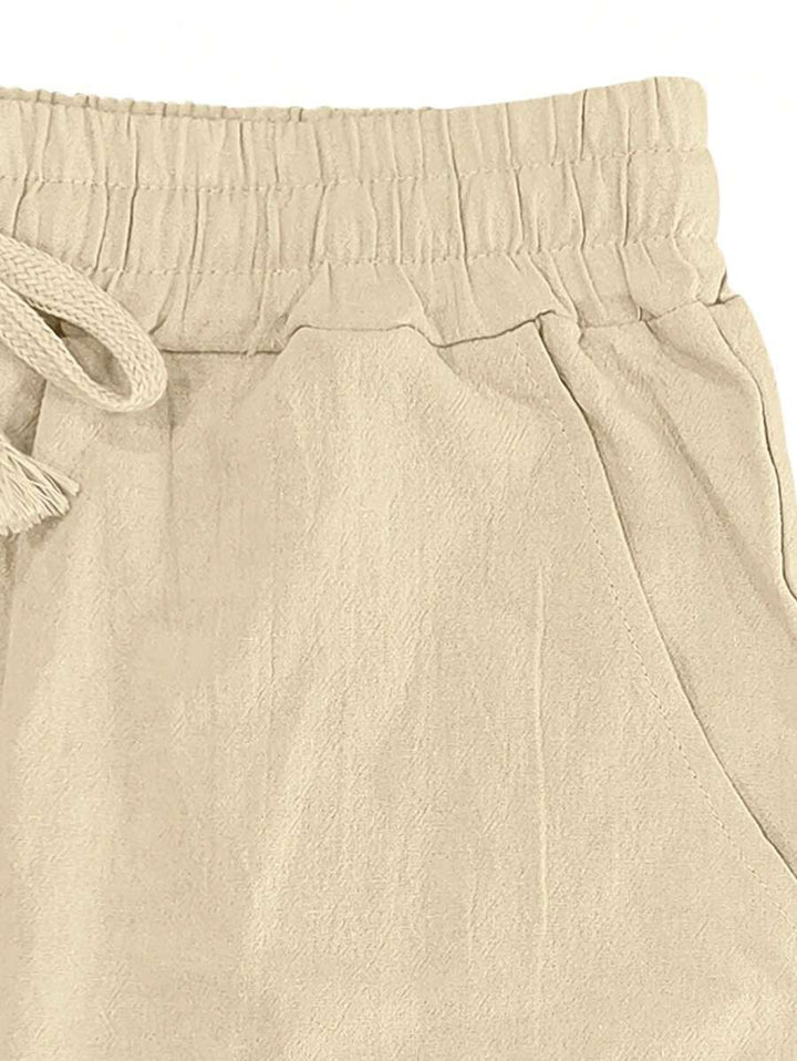 Margot Biarritz - Pantalon léger en lin avec cordon