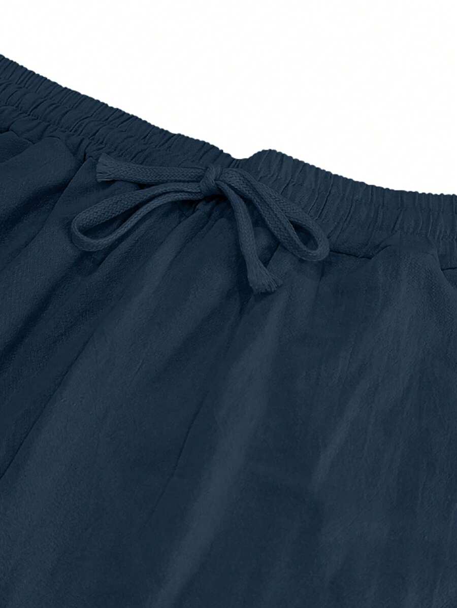 Margot Biarritz - Pantalon léger en lin avec cordon