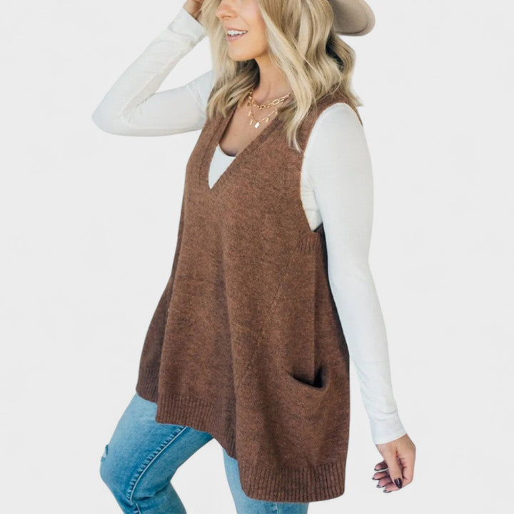Margot Biarritz - Gilet en maille confortable