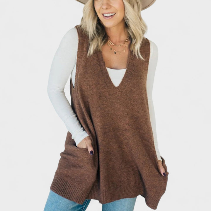 Margot Biarritz - Gilet en maille confortable