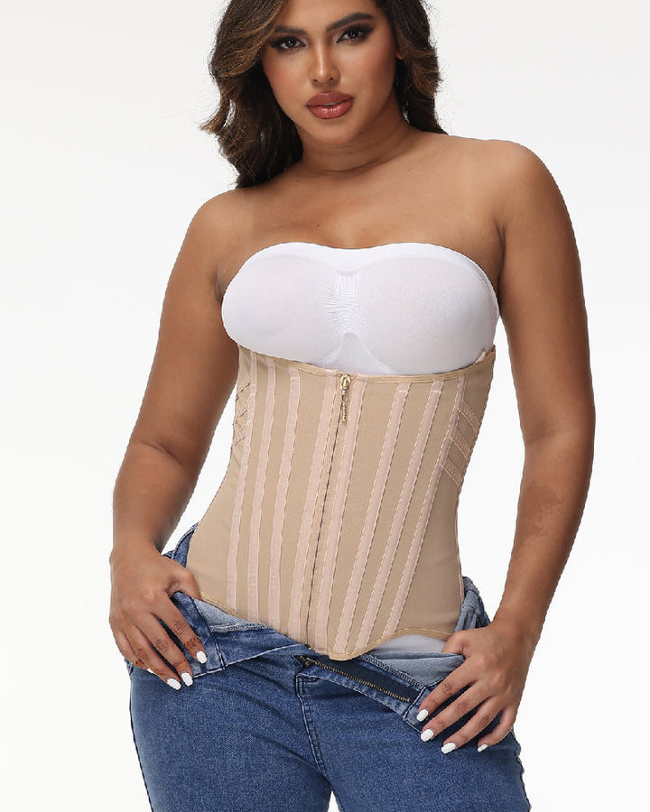 Margot Biarritz - Corset taille haute à compression forte avec baleines courbées