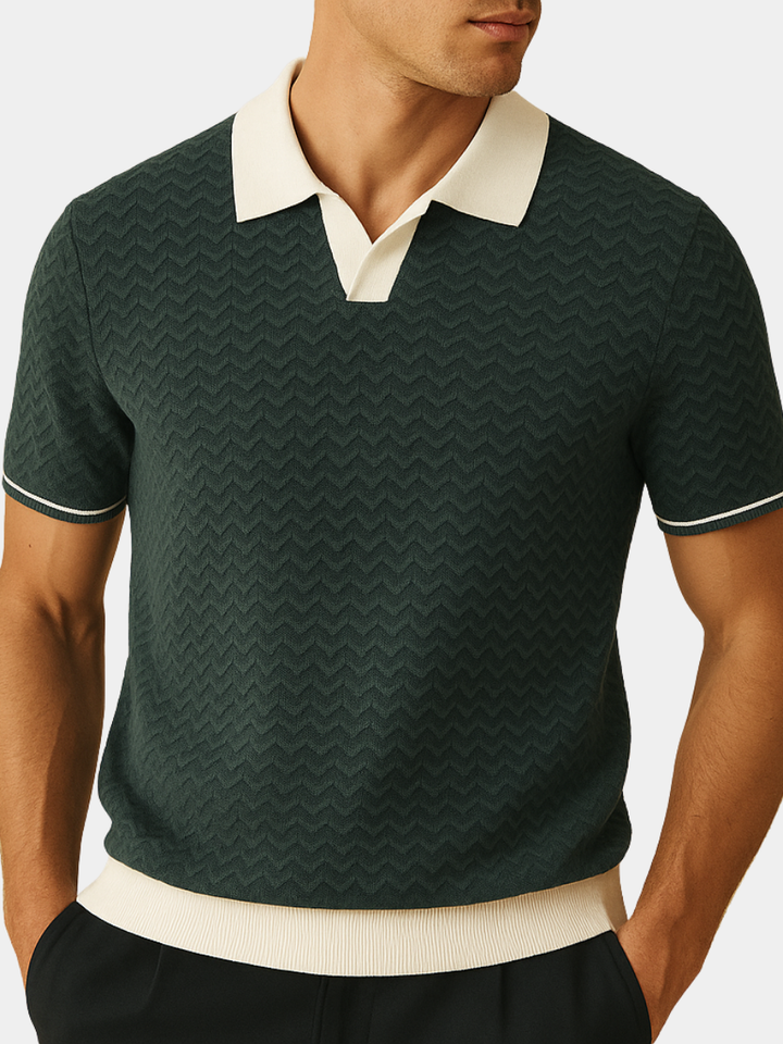 Margot Biarritz - Chemise polo en tissu Riccio
