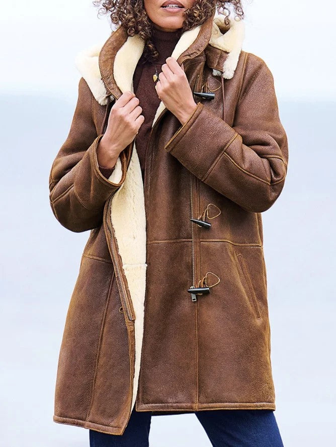 Margot Biarritz - Manteau long en fourrure