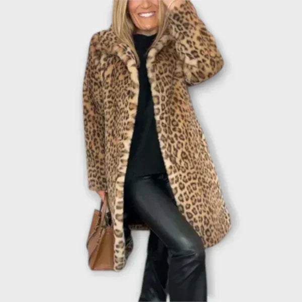Margot Biarritz - Manteau Imprimé Léopard