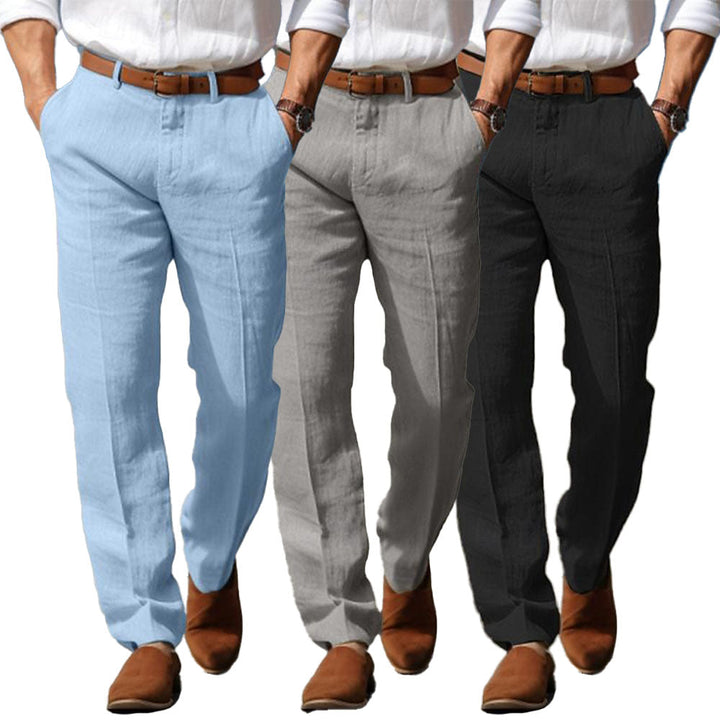 Margot Biarritz - Pantalon homme luxe en lin premium