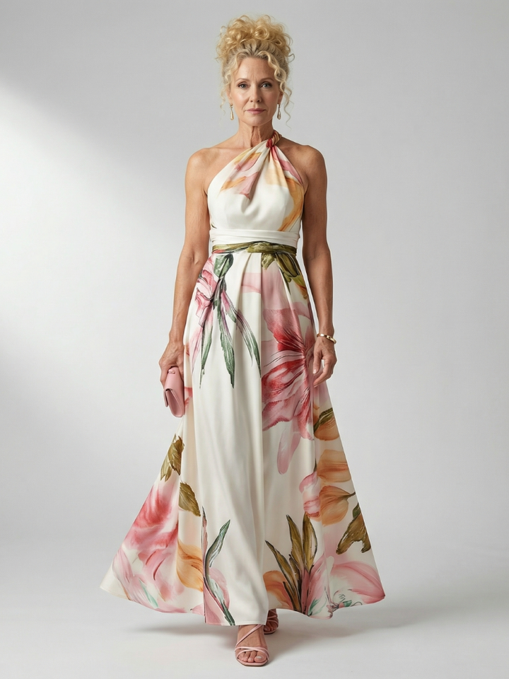 Margot Biarritz - Robe Maxi Fleurie Légère Amiel