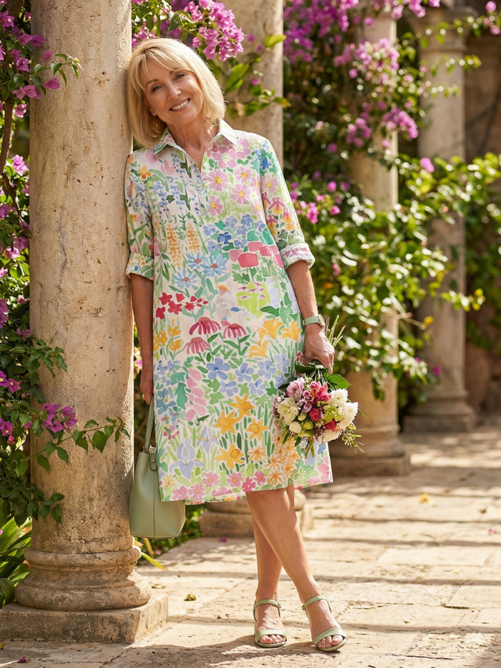 Margot Biarritz - Robe Florale Leontine