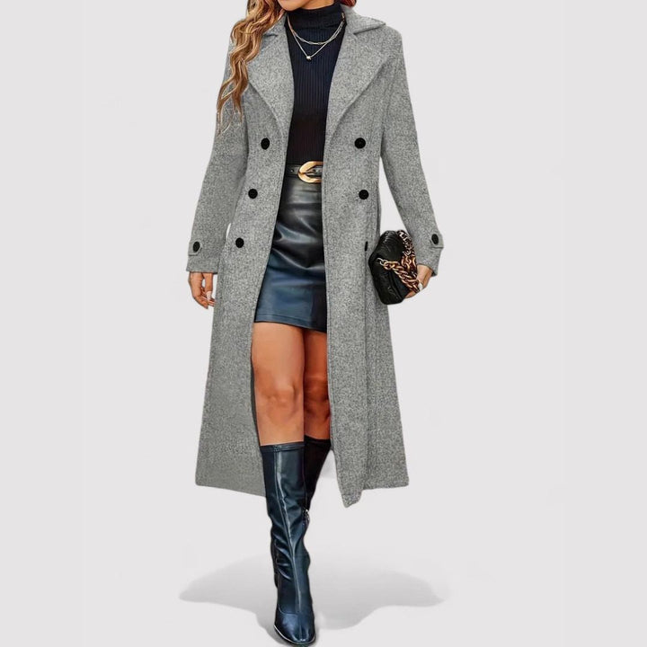 Margot Biarritz - Manteau long à boutons doubles