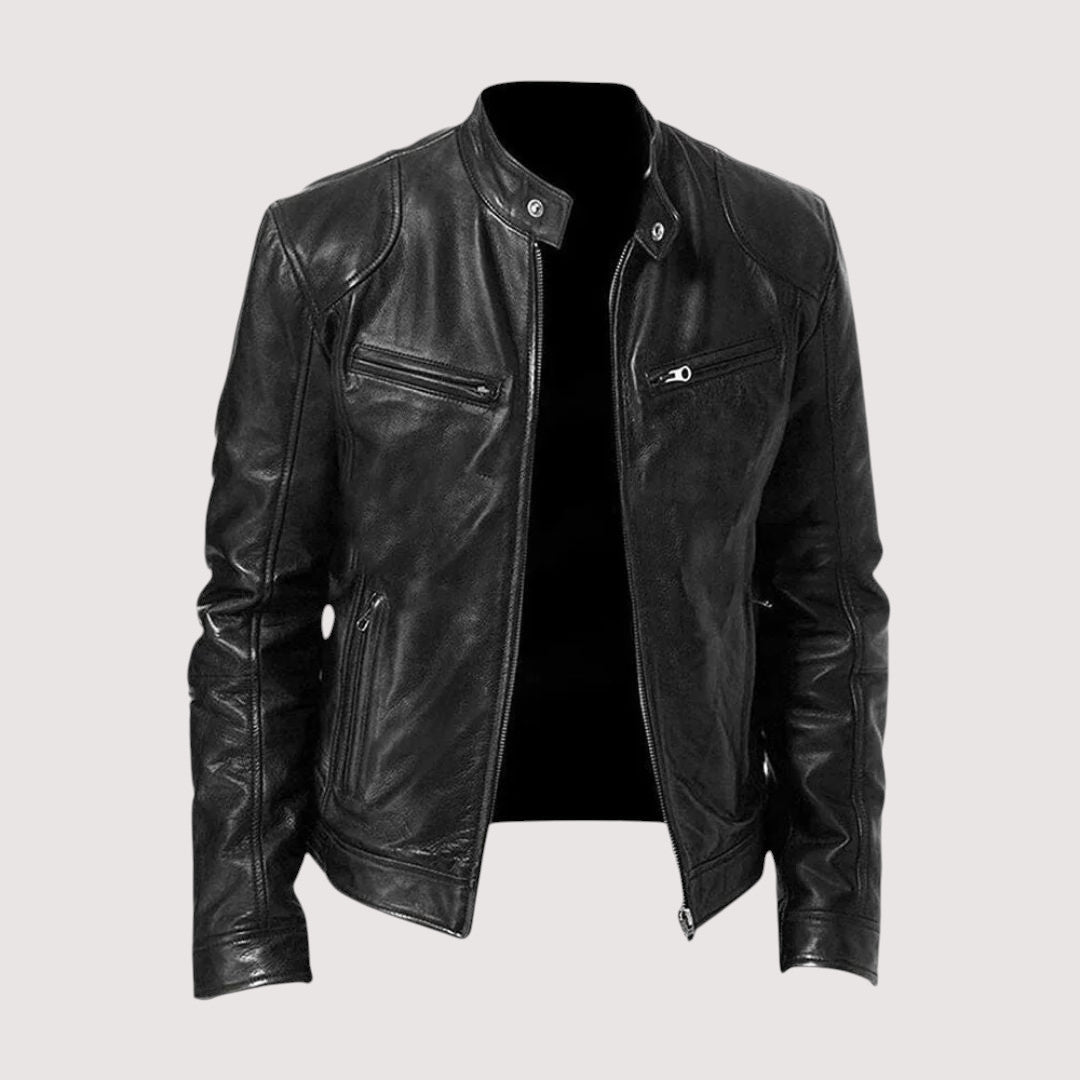 Margot Biarritz - Veste en cuir haut de gamme élégante pour homme