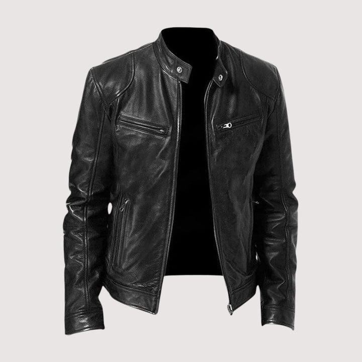 Margot Biarritz - Veste en cuir haut de gamme élégante pour homme