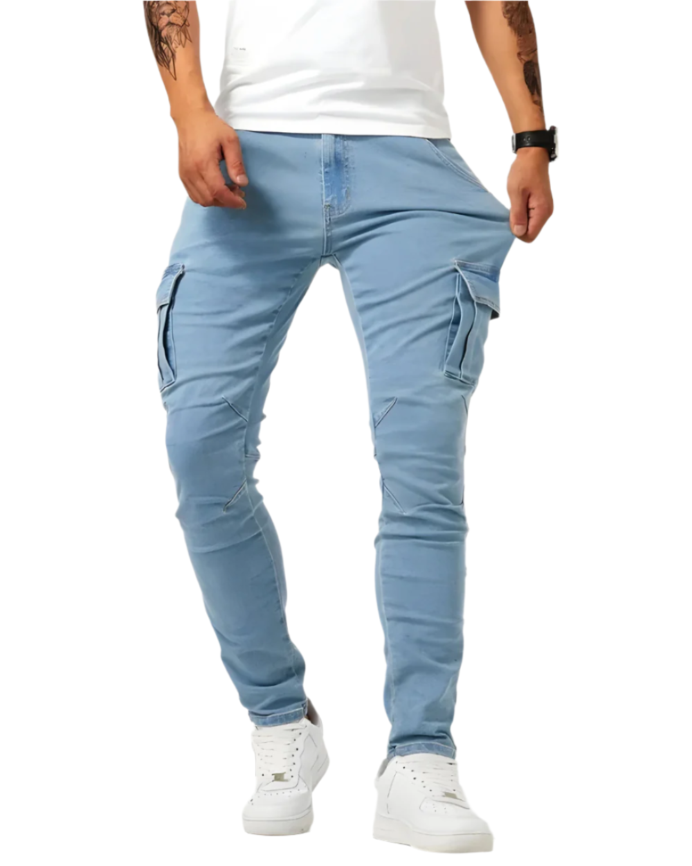 Margot Biarritz - Pantalon cargo stretch