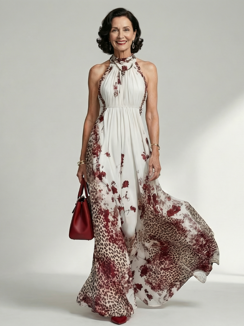 Margot Biarritz - Robe Maxi Plissée Blanche