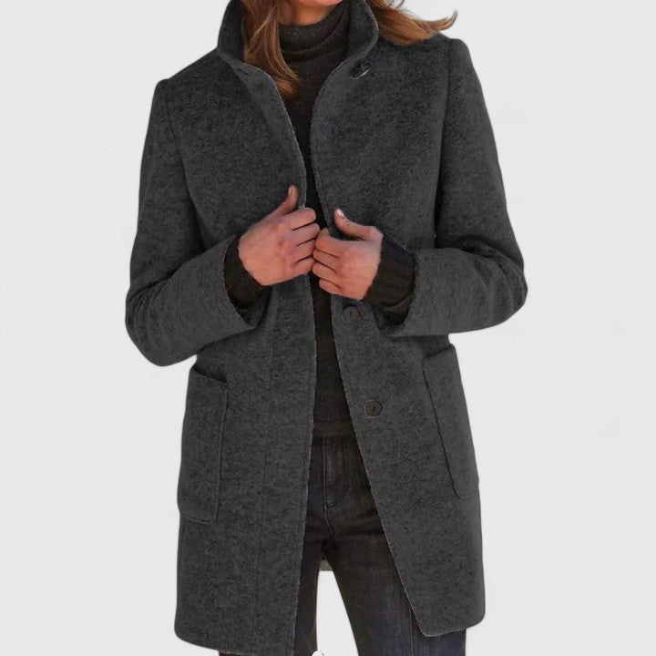 Margot Biarritz - Manteau classique en mélange de laine