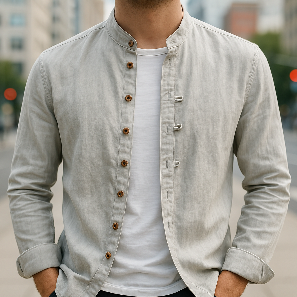 Margot Biarritz - Chemise en lin et coton pour homme