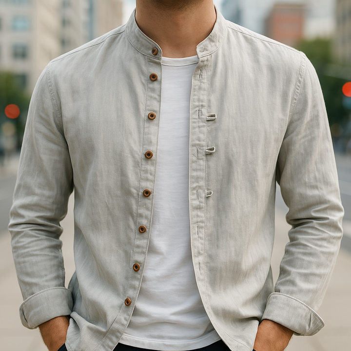 Margot Biarritz - Chemise en lin et coton pour homme