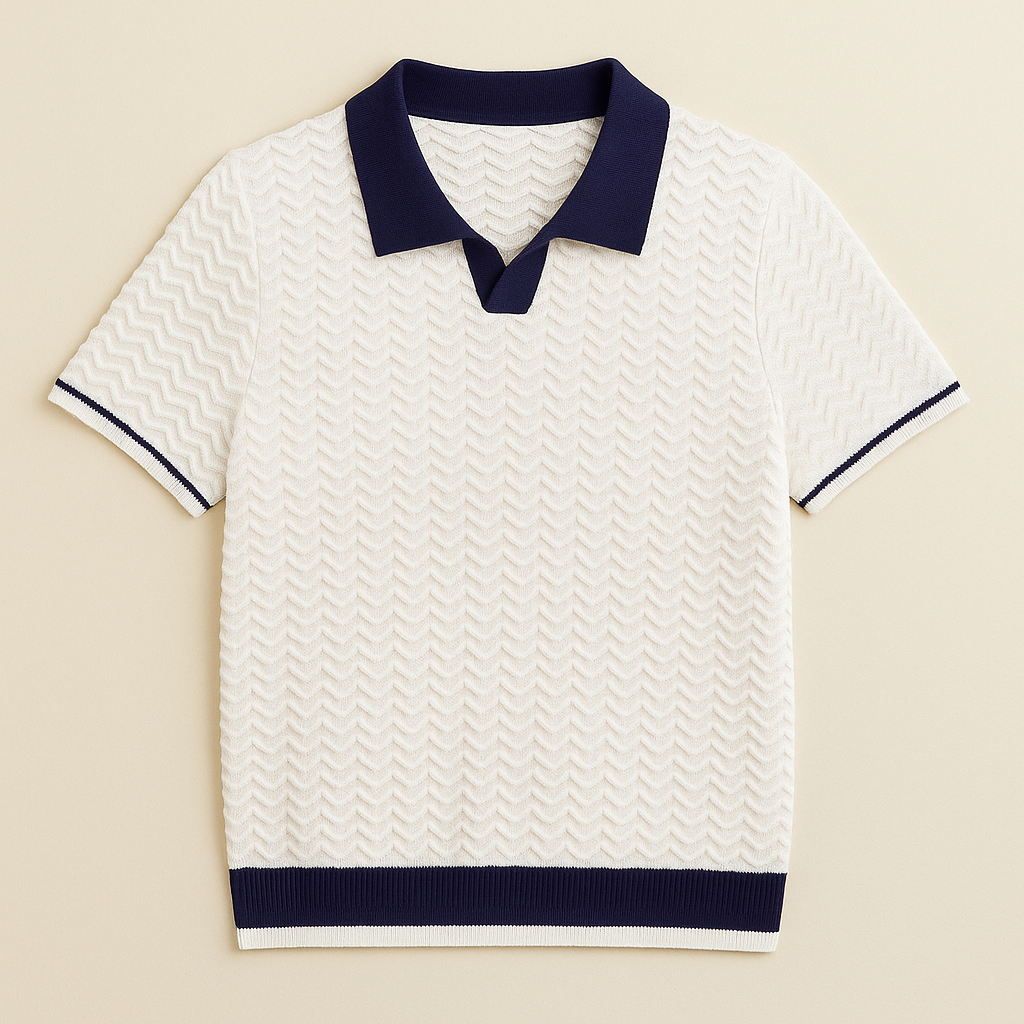 Margot Biarritz - Chemise polo en tissu Riccio