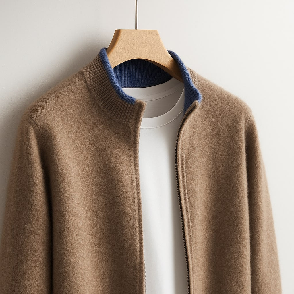 Margot Biarritz - Pull zippé homme