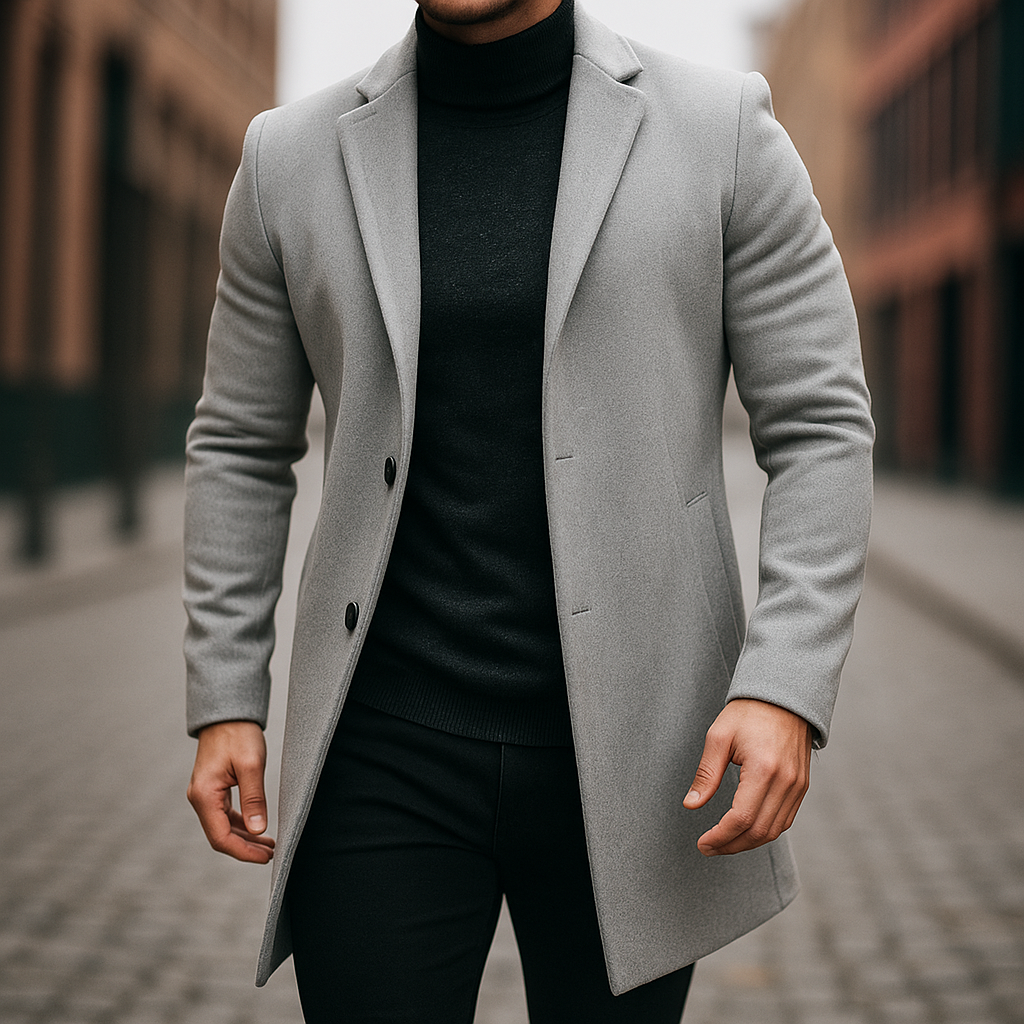 Margot Biarritz - Trench en laine pour hommes