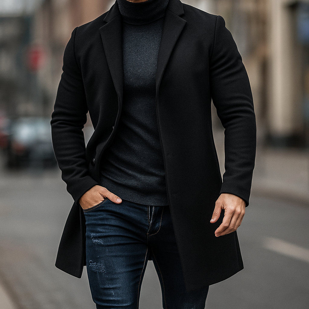 Margot Biarritz - Trench en laine pour hommes