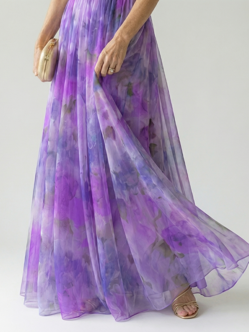 Margot Biarritz - Robe Maxi à Enveloppe Douce Isel