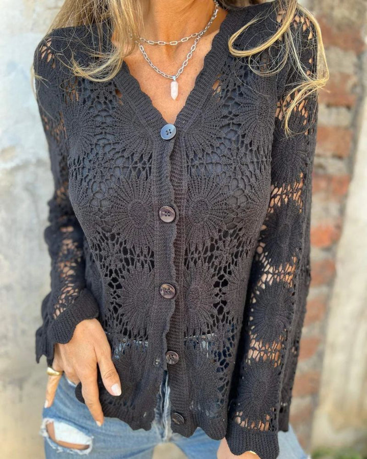 Margot Biarritz - Cardigan en dentelle