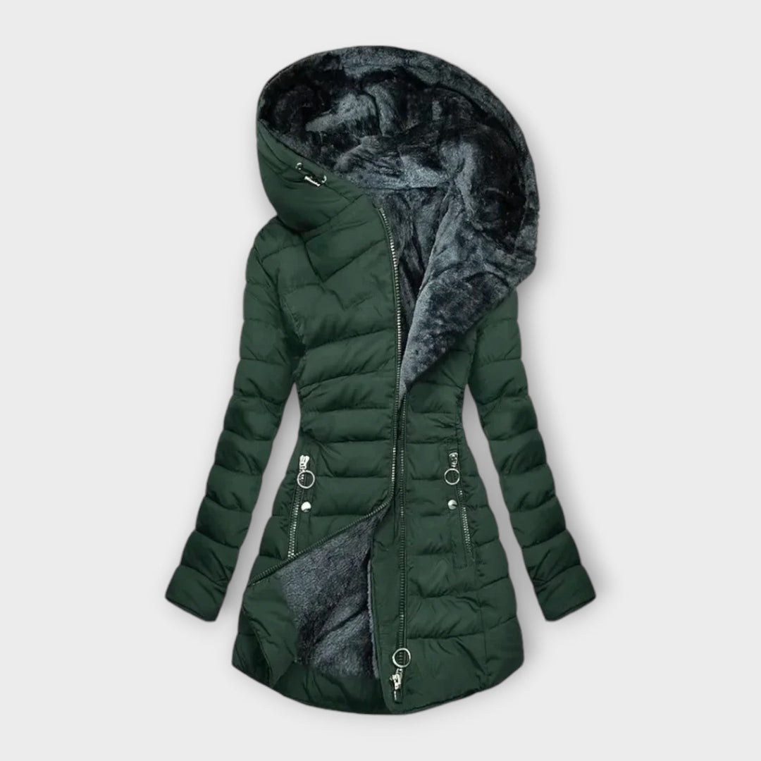Margot Biarritz - Veste matelassée d'hiver avec capuche